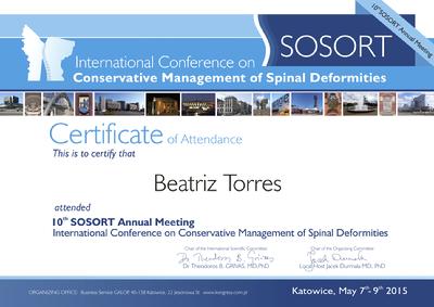 International Society on Spinal Orthopedic and Rehabilitation Treatment (SOSORT)